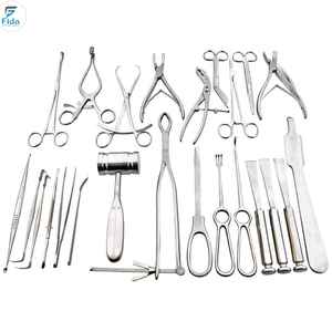 Juego de Cirugía Ortopédica Básica FIDA de 25 Piezas, Instrumentos Quirúrgicos Reutilizables de Acero Inoxidable, Manual, Certificado ISO13485, Personalizado, el Mejor - Product Image 1