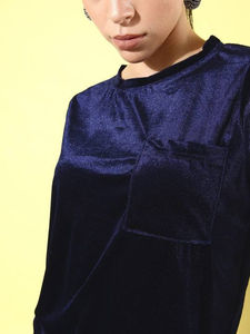 Camiseta de Mezclilla Bordada con Estampado Personalizado, Estilo Urbano para Hombre, Unisex, Cuello Redondo, Mangas Largas, Transpirable - Product Image 4