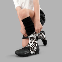Venta al por mayor Fútbol Tacos de fútbol Cleat Covers Spats Accesorios de fútbol americano Sublimación Rugby Accesorios de béisbol