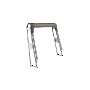 Barra antivuelco duradera frontal superior con tapa Bimini para barco-Marco telescópico con dos arcos frontales-Para viaje seguro en barco - Product Image 2