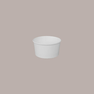 200 Uds. Ecológico 3oz pared simple ondulación papel Kraft tazas de postre blanco grande 200cc logotipo personalizado PE pintura para helado - Product Image 2