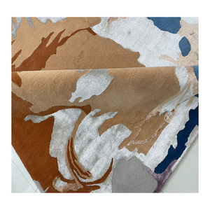 Prix bas pour les concepteurs faits à la main nouveauté pas de quantité minimale de commande nouvelle-zélande laine botanique tencel soie tapis tapis maison projets commerciaux - Product Image 1