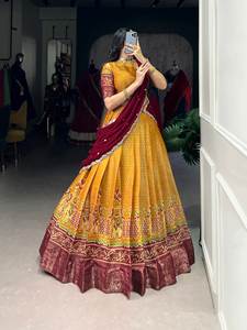 Yeni tasarımcı ağır iş evlilik özel Lehenga Choli - Product Image 3