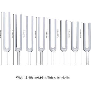 Juego de diapasones con martillo de silicona Sensorial nervioso de grado clínico para una curación perfecta (8SET) 2025 - Product Image 6