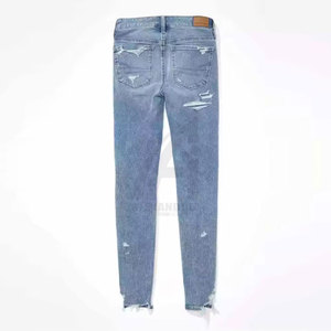 Pantalones Vaqueros Casuales de Moda para Mujer, Estilo Urbano, Color Sólido, Corte Recto, Desgastados, Oferta Especial de Alexandria Industries - Product Image 2