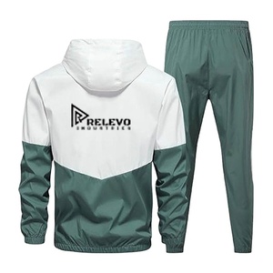 Custom Women Orange White Tracksuit Set Hoodie and Jogger Pants Casual Sportswear OEM ODM Supplier Breathable Quick-Dry - Product Image 5