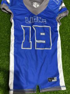Vente en gros de maillots de football américain de haute qualité, uniformes d'équipe respirants imprimés avec logo personnalisé, ensembles pour adultes, jeunes et enfants - Product Image 6