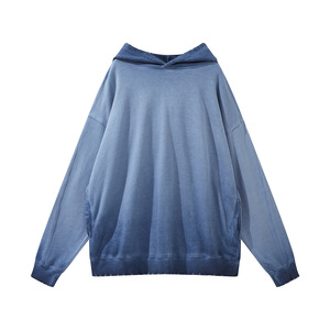 High Quality <b>Hip</b> Hop Style logo Custom Retro Oversize Heavy Cotton Plain Pullover Hoodies - Product Image 1