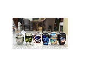 Urna Funeraria de Metal de Diseño Único, Capacidad de 220 Pulgadas Cúbicas, Diseños Personalizables, Estilo Americano, Artículos Funerarios - Product Image 6