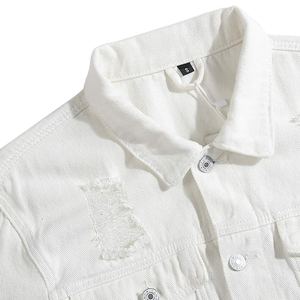 Veste en jean pour homme en gros, délavée au soleil, décontractée, streetwear, confortable, élégante, tendance, veste d'hiver de haute qualité - Product Image 3