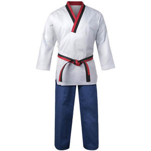 Uniforme de Taekwondo personalizado al por mayor para mujer tela ligera y transpirable Karate Dobok con costuras reforzadas - Product Image 1
