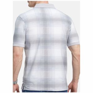 Polo de gran tamaño para hombre, impresión personalizada por sublimación, manga corta, secado rápido, algodón, fabricante OEM disponible - Product Image 2