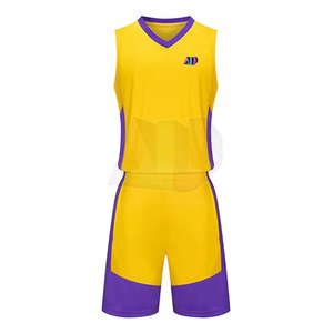 Conjuntos de Uniformes de Baloncesto para Hombre Fabricados en Pakistán, Talla Grande, Transpirables, que Absorben la Humedad, sin Mangas, 100% Poliéster, Alta Calidad - Product Image 1