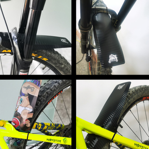 EnleeマウンテンバイクマッドガードカーボンファイバーパターンカラーDHダウンヒルマウンテンバイクサドルユニバーサル - Product Image 5
