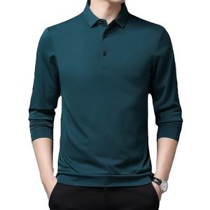 Nouveauté Tee-shirt polo de qualité supérieure pour hommes Vente en gros de t-shirts polo décontracté à manches longues et bon marché Dernier modèle T-shirt polo pour hommes - Product Image 1