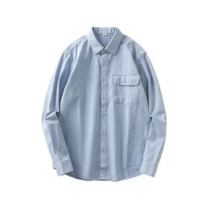 Veste d'hiver à carreaux en flanelle doublée de laine pour hommes avec bouton Veste à capuche à manches longues manteau pull pour hommes veste de style moto - Product Image 3