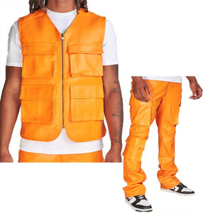 Plus Size Fashionable Sleeveless <b>Men</b> <b>Leather</b> Vest Motorbike <b>Leather</b> Vest <b>for</b> <b>Men</b> Cowhide <b>Leather</b> <b>Waistcoat</b> - Product Image 5