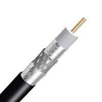 Kabel TV Koaksial RG6 20 Yard Buatan Pabrik dengan Pengiriman Gratis dari Zhejiang, Cina, dengan Selubung PVC