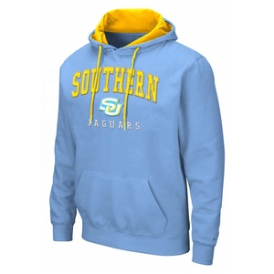 Sudadera de Algodón con Capucha de la Universidad del Sur, Color Azul Cielo, Diseño con Logotipo Universitario Estampado, Antiencogimiento, Tejido de Punto - Product Image 1