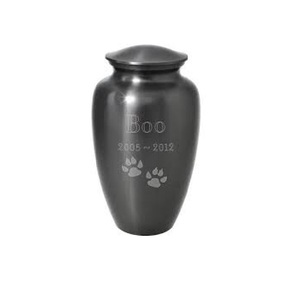 Urna de cremación de aluminio de diseño caro de tendencia superior, urna decorativa tallada a mano para cenizas conmemorativas, tamaño personalizado - Product Image 3