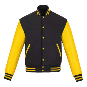 Wholesale Men Varsity Jackets Letterman Jackets Custom Baseball Embroidery Patches Letterman Varsity Bomber Winter Jacket - Product Image 1