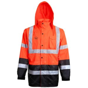 Pantalones Impermeables de Alta Visibilidad para Invierno, Cálidos, Reflectantes, de Seguridad, con Certificación ANSI CLASE 1 EN ISO 20471 CLASE 2, con Luz LED Intermitente - Product Image 1