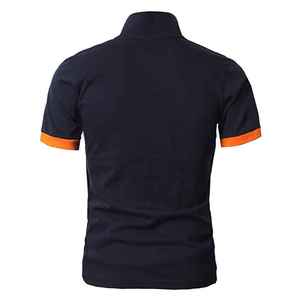 เสื้อยืดแขนสั้นลำลองผ้าฝ้าย100% พิมพ์ลายกระเป๋าถักกันยับโลโก้กำหนดเอง - Product Image 4