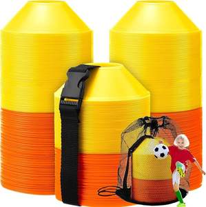 Cônes de marquage de vitesse pour l'entraînement au football, en PVC souple et HDPE, personnalisés, numérotés, écologiques - Product Image 5