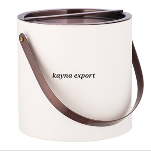 ถังน้ำแข็งสแตนเลส 304 ลายทางคลาสสิกสวยงาม ขนาด 2 ลิตร สำหรับงานปาร์ตี้และเครื่องดื่ม - Product Image 4