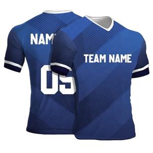 Custom Sublimation Football Jersey, Rugby Uniform, <b>Personalize</b> Your Team Name and Number, <b>Fans</b> Gift Men Women Youth - Product Image 1