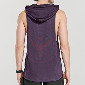 Hoodies sans manches en coton et polyester, design unique, décontractés pour l'hiver, avec poche, légers, en polaire de haute qualité - Product Image 2