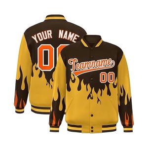 Veste universitaire personnalisée de haute qualité pour hommes Bomber personnalisé avec numéro de nom cousu Logo Design vêtements de mode d'hiver - Product Image 3