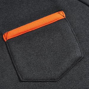 Ropa informal cómoda para hombre, sudadera con media cremallera, suave forro polar, jersey de invierno de algodón y poliéster, estampado personalizado, OEM, venta al por mayor - Product Image 6