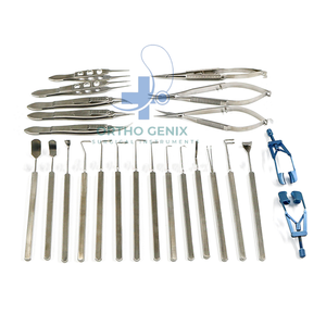 Dispositivos y Suministros Médicos, Juego de 25 Piezas para Estrabismo Manual/Juego para Astigmatismo, Kit Quirúrgico Oftálmico de Acero Inoxidable de Alta Calidad - Product Image 1
