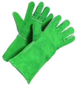 Guantes de Soldadura de Cuero Vacuno de Primera Calidad, Resistentes al Calor, Protección Industrial, Anti-Corte, Uso General - Product Image 3