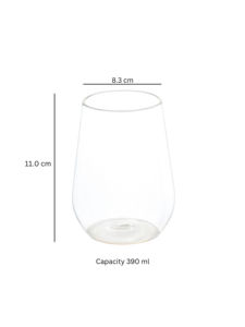 Vaso decorativo elegante con logotipo personalizado Everyday Ware Twist Juice para restaurantes y hogares hecho a mano en la India - Product Image 4