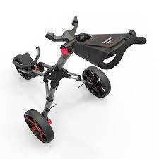 Carrito de golf eléctrico negro plegable de 2 ruedas para exportación - Product Image 3