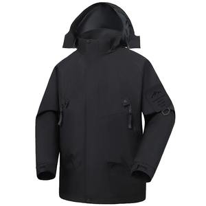 Chaquetas de lluvia de invierno con capucha de primera calidad Fabricante OEM Cortavientos Hombres Chaquetas Softshell Venta al por mayor Chaqueta de nieve con estilo - Product Image 5