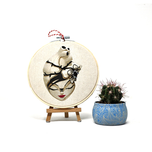 Art de la broderie moderne, cœur anatomique, 15 cm - Product Image 6