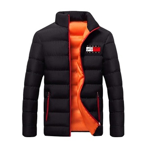 Vestes pour hommes, livraison directe, veste pour hommes, version manteau, coupe slim, mi-longue, tendance, longue et épaisse, veste rembourrée en duvet, manteau chaud - Product Image 1