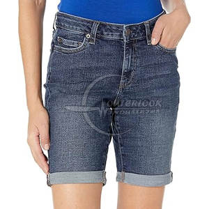 Pantalones cortos vaqueros cómodos para mujer Precio al por mayor Pantalones cortos vaqueros para mujer Pantalones cortos vaqueros ligeros para mujer - Product Image 3