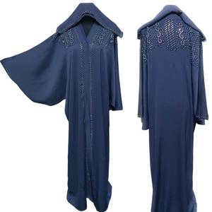 Luxury Modest <b>Women</b> Abaya Farasha Jalabiya <b>Arab</b> <b>Dress</b> Satin Party Elegant Evening Islamic Traditional Natural Floor-Length - Product Image 1