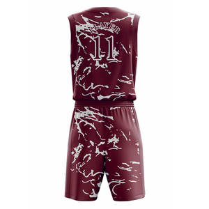 ชุดบาสเกตบอลผ้านุ่มใส่สบายระบายอากาศได้ดีโลโก้ออกแบบได้ตามต้องการ - Product Image 2