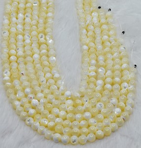 Anshul Impex RB-MOP-8 - Cuentas Redondas de Nácar Natural de 8 mm con Forma de Estrella, Precio Bajo de Mercado - Product Image 3