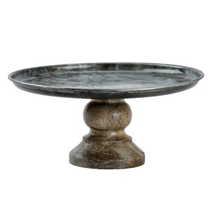 Soporte de pastel de fruta de madera decorativo hecho a mano para el mejor precio soporte de servidor de pastel de cumpleaños - Product Image 6