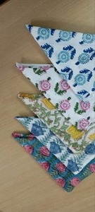 100% coton Floral main bloc serviettes Style classique dîner serviettes pour minimaliste cuisine hôtesse cadeau - Product Image 4
