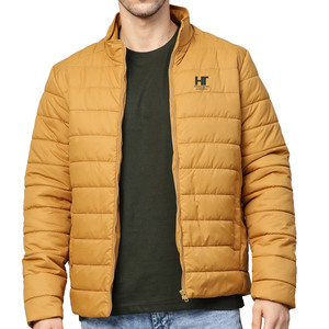 Chaqueta acolchada informal ligera y transpirable ecológica para hombre con logotipo personalizado, la chaqueta acolchada de nailon/poliéster más vendida en invierno - Product Image 1