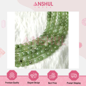 Gran oferta en hebras de cuentas facetadas de Aventurina de Color verde de primera calidad para hacer joyas y curación de cristales de la India - Product Image 2
