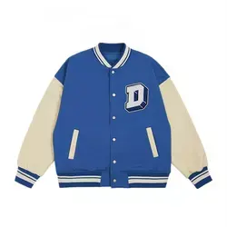 Veste Versity de fabricant de vêtements streetwear pour hommes à bas prix/Vente en gros de vestes coupe-vent d'hiver avec logo personnalisé pour hommes - Product Image 5