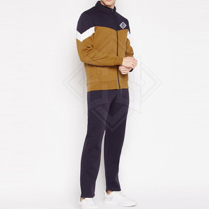 Survêtement d'hiver à capuche pour homme, 100 % coton, couleur unie, avec logo personnalisé, design sur mesure, en gros - Product Image 4